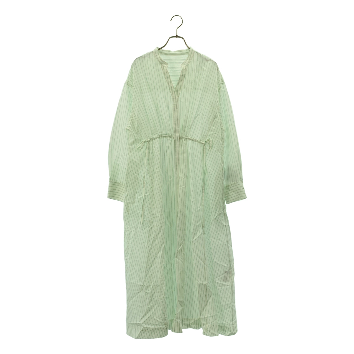 SLOBE IENA / スローブイエナ | 2024SS | スキッパー シャツ ドロスト ワンピース | F | レディース