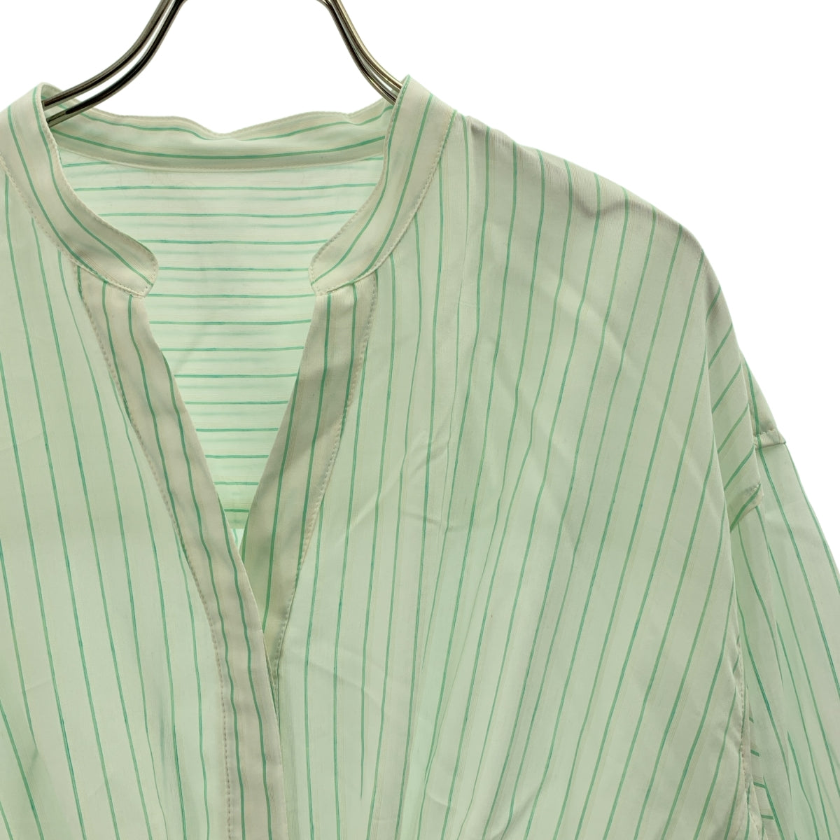 SLOBE IENA / スローブイエナ | 2024SS | スキッパー シャツ ドロスト ワンピース | F | レディース