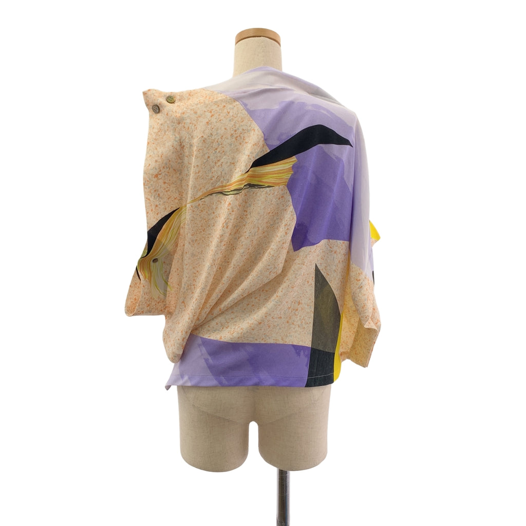 ISSEY MIYAKE / 이세이 미야케 | 2023SS | 인쇄 변형 드레이프 풀오버 | 2 | 여성