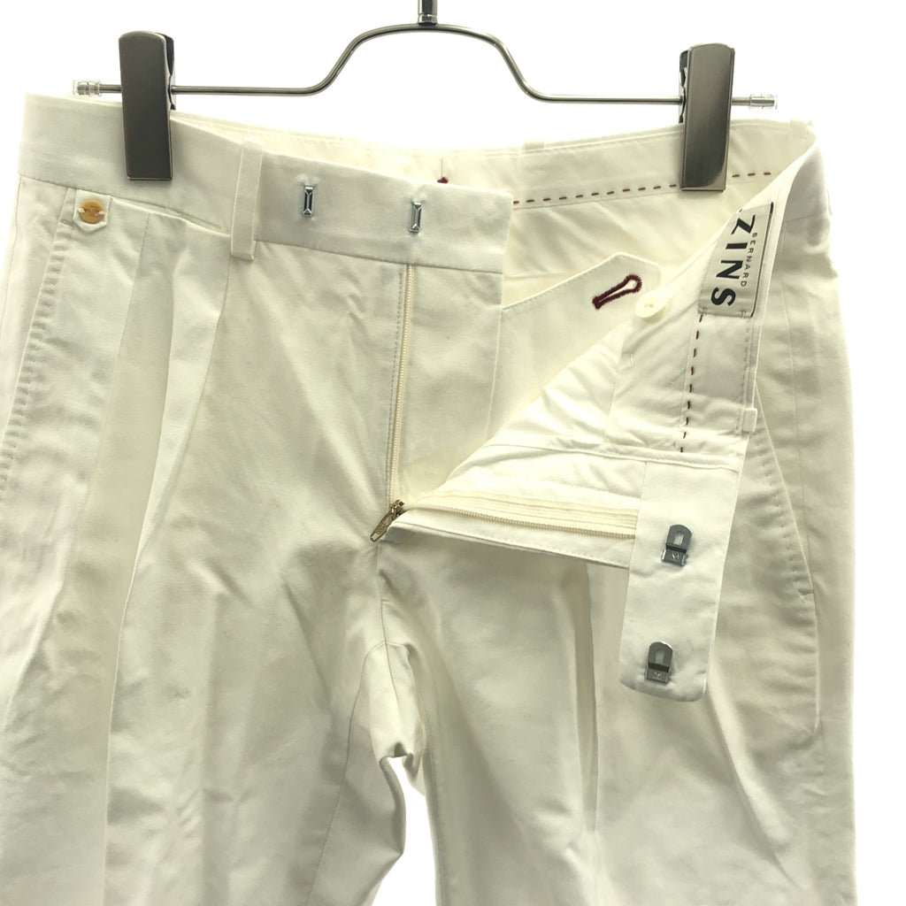 伯納德‧津斯 | 純棉雙褶休閒褲 | 尺寸 36 | 男士