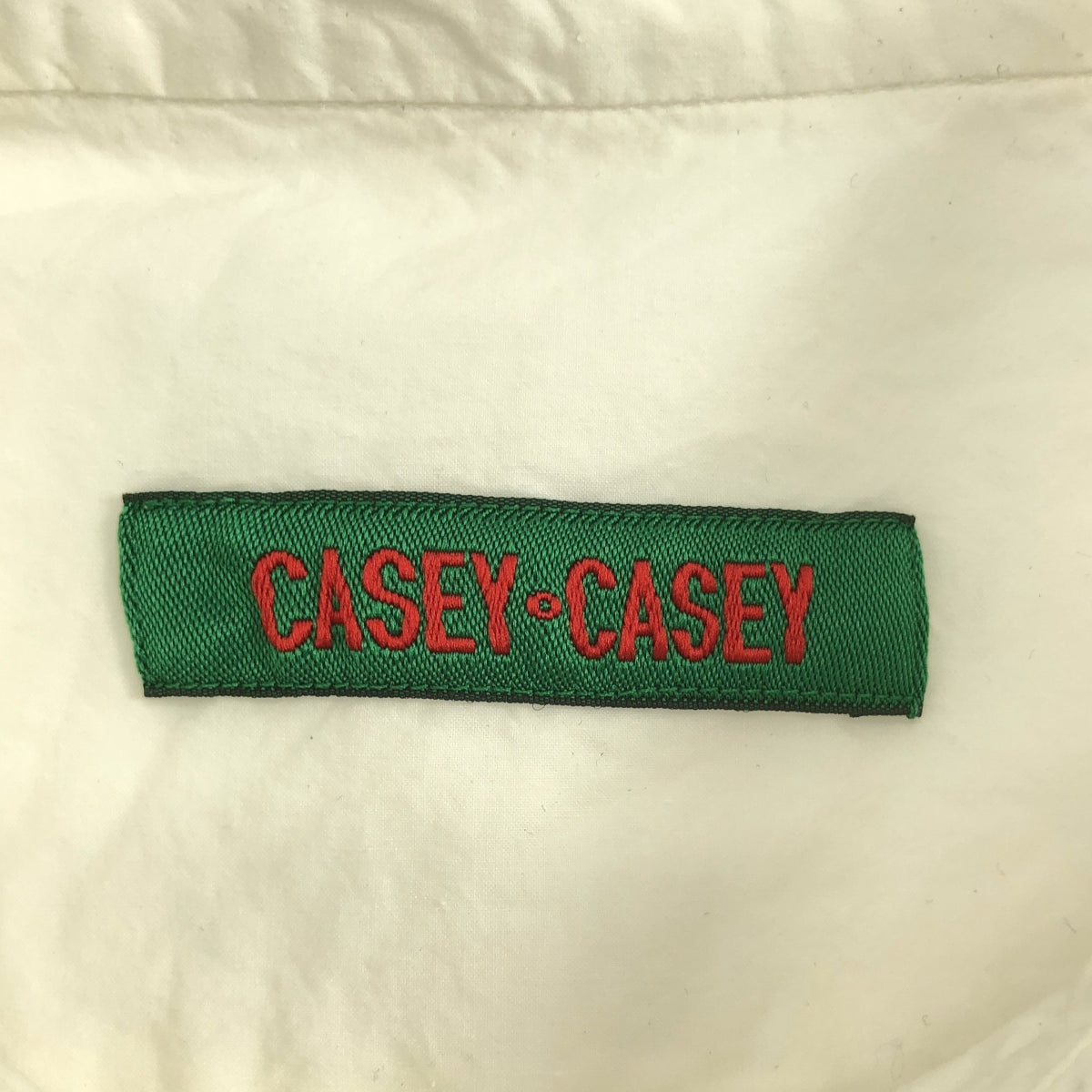CASEY CASEY / 케이시 케이시 | BIG RACCOURCIE SHIRT 코튼 빅 라크루스 셔츠 | S | 맨즈