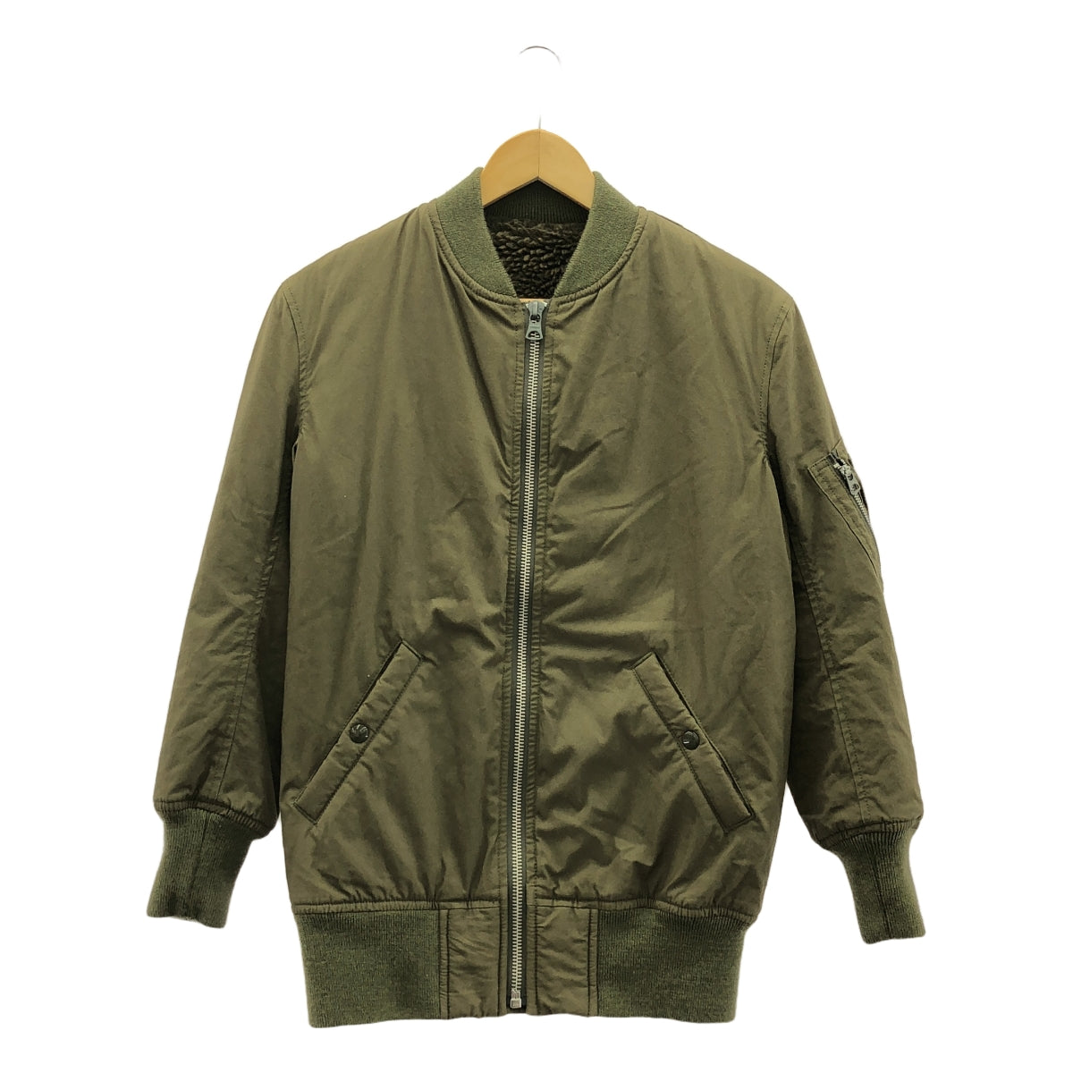 第二類 | NLST 雙面 MA-1 束腰蟒蛇夾克 | SHOPBOP XS |卡其色|女性的