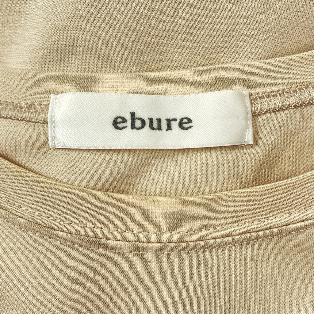 ebure / 에불 | 코튼 크루넥 티셔츠 컷소우 | 38 | 여성
