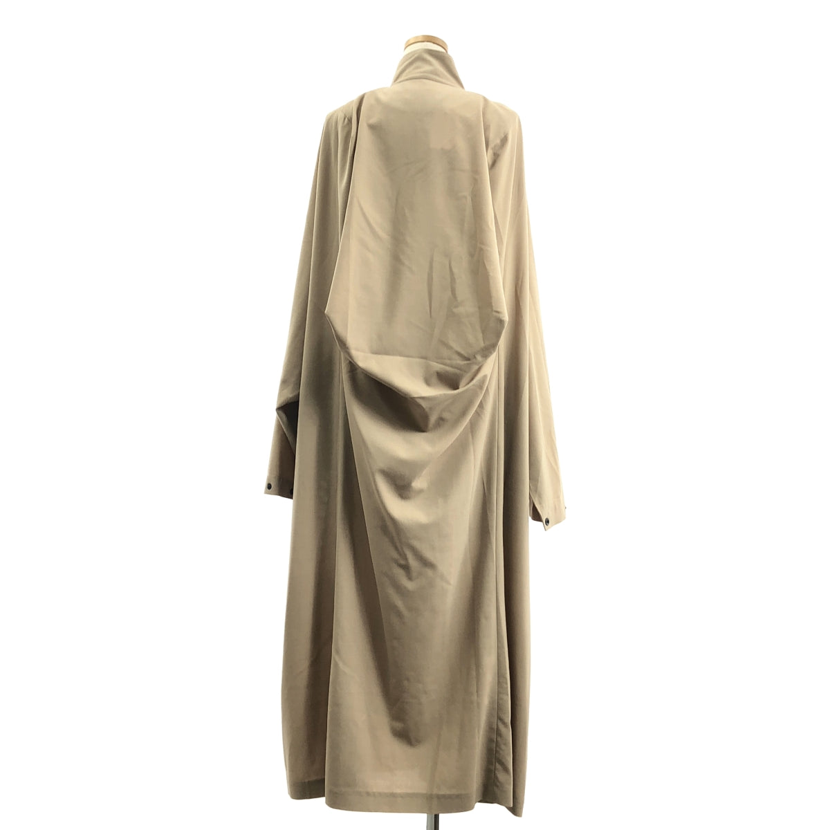 【美品】  HYKE / ハイク | 伊勢丹別注 WOOL MILITARY COAT / ウール ミリタリー オーバー コート / ユニセックス | 05 | OATMEAL | レディース