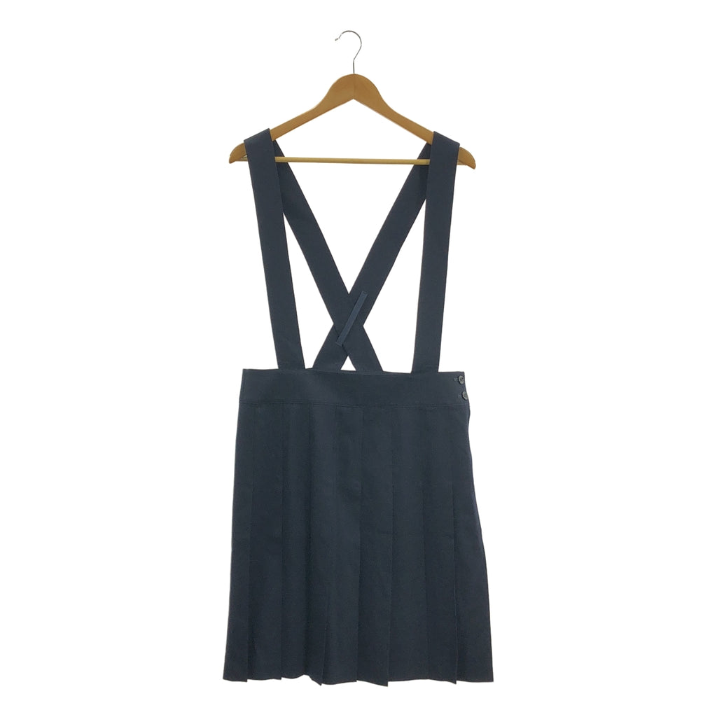 JUNYA WATANABE MAN PINK / ジュンヤワタナベマンピンク | 2013AW | プリーツ 吊りスカート サロペット | S | ネイビー | レディース