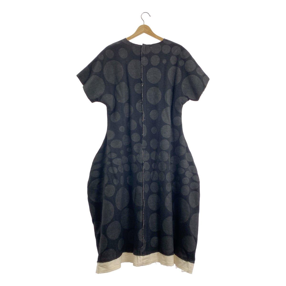 COMME des GARÇONS | 羊毛波點 3D 剪裁洋裝 / 全襯裡 | M 碼 | 女款