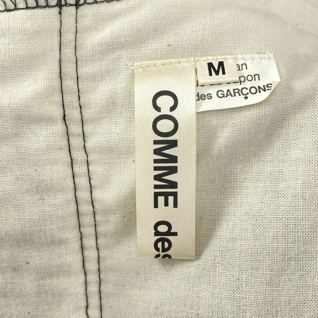 COMME des GARCONS / 컴데 갤슨 | 울 도트 변형 입체 컷오프 오버 드레스 원피스 / 총 안감 | M | 여성