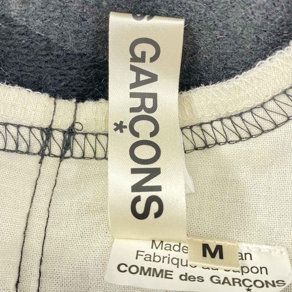 COMME des GARCONS / 컴데 갤슨 | 울 도트 변형 입체 컷오프 오버 드레스 원피스 / 총 안감 | M | 여성