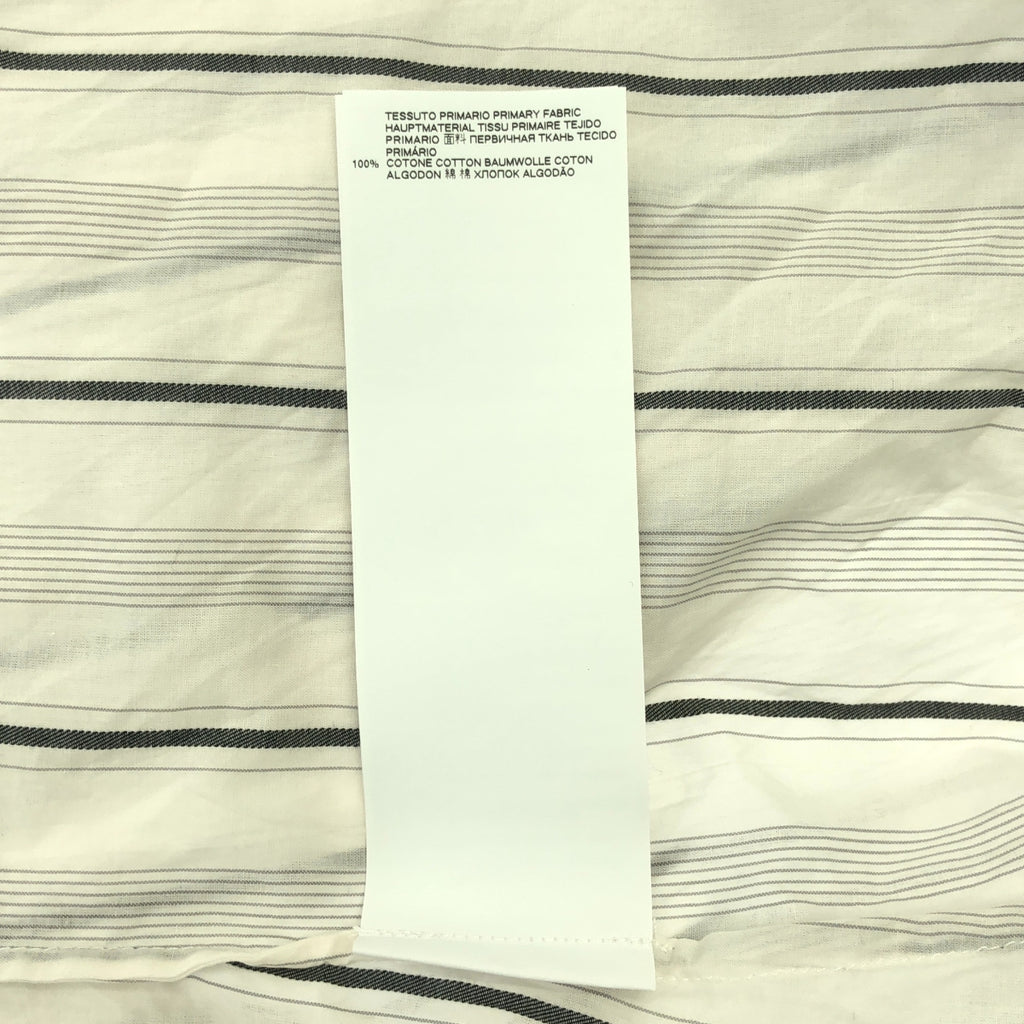 Maison Margiela / メゾンマルジェラ | 2020SS | ストライプ オーバーサイズ オープンショルダー シャツ | 36 | レディース