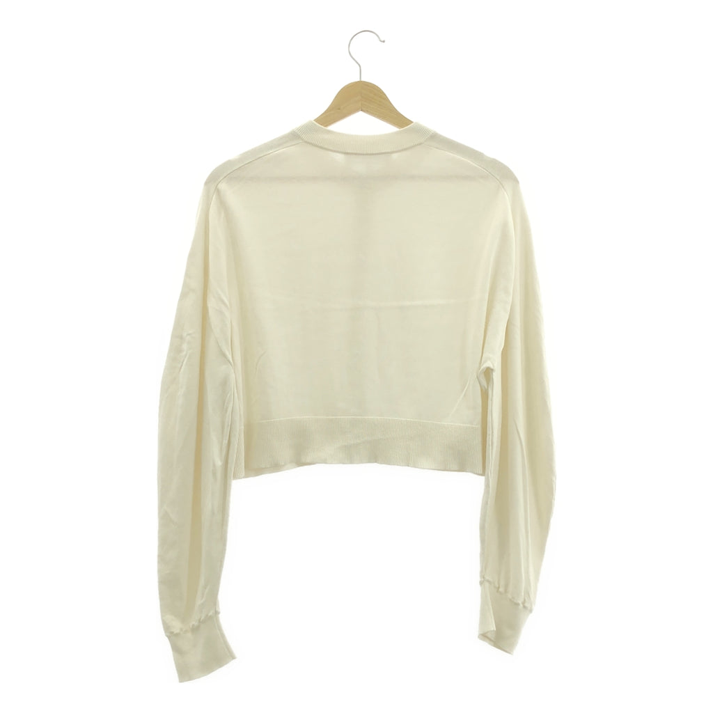 ENFOLD / 엠 폴드 | 2025AW | ROUND CARDIGAN 실크 코튼 라운드 카디건 | 38 | 여성