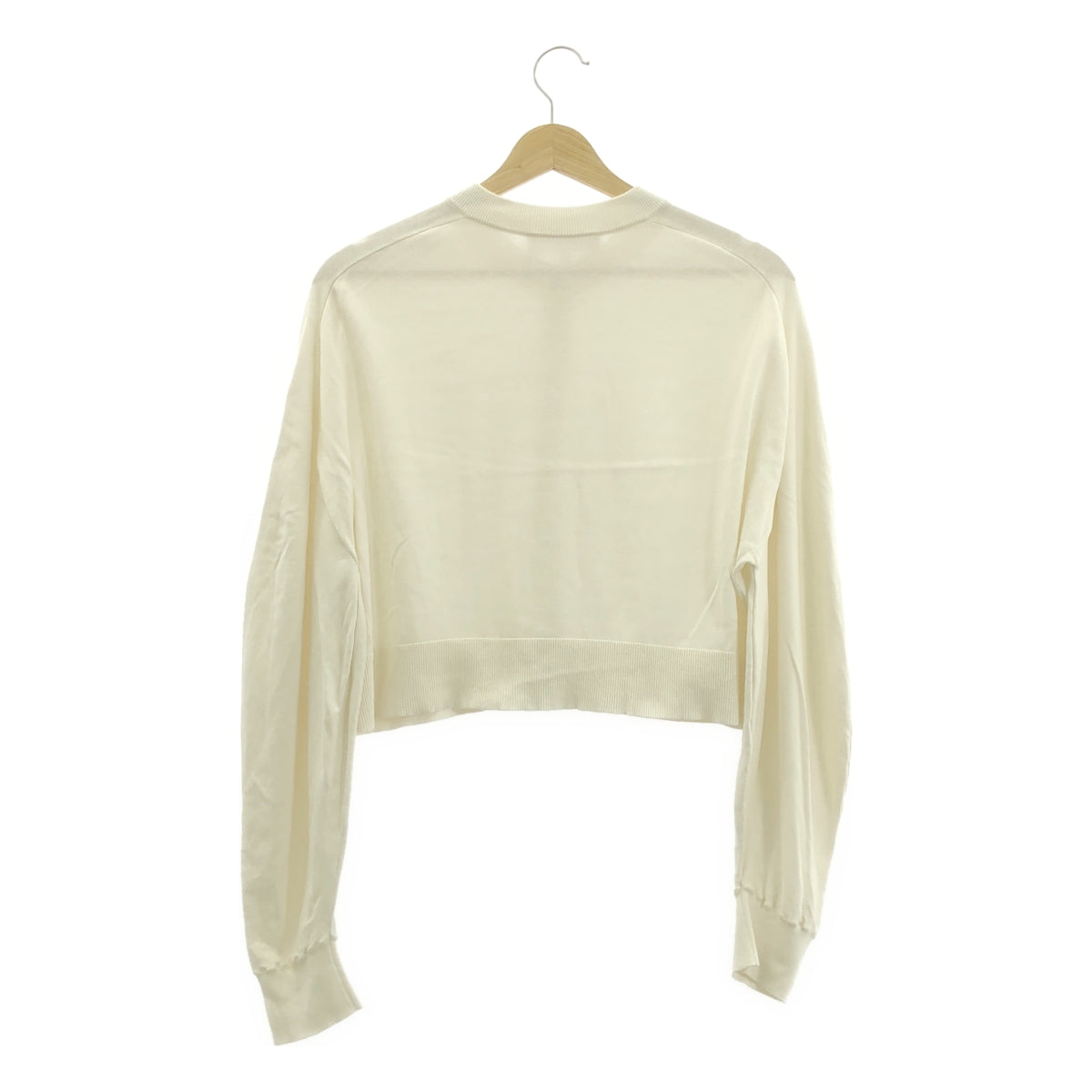 ENFOLD / 엠 폴드 | 2025AW | ROUND CARDIGAN 실크 코튼 라운드 카디건 | 38 | 여성