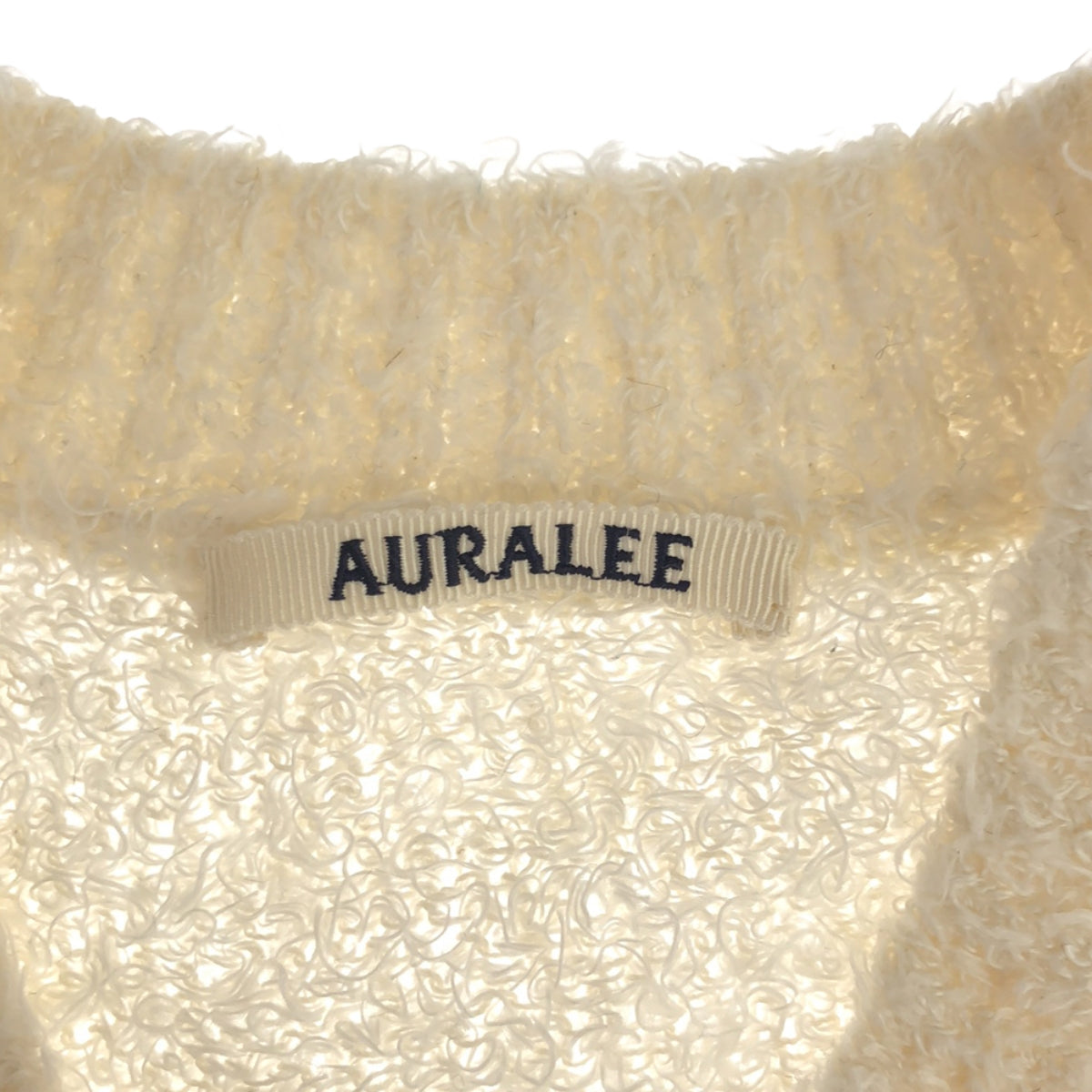 AURALEE / オーラリー | 2023SS | LINEN COTTON MOLE KNIT V-NECK SHORT P/O ニット – KLD