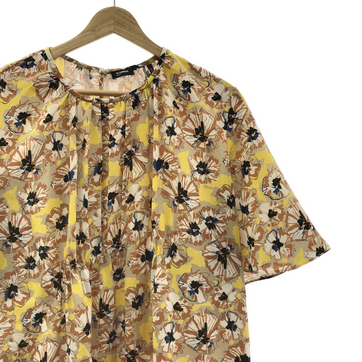 JIL SANDER NAVY / 질 썬더 네이비 | 플라워 프린트 도킹 원피스 | 36 | 멀티 컬러 | 여성