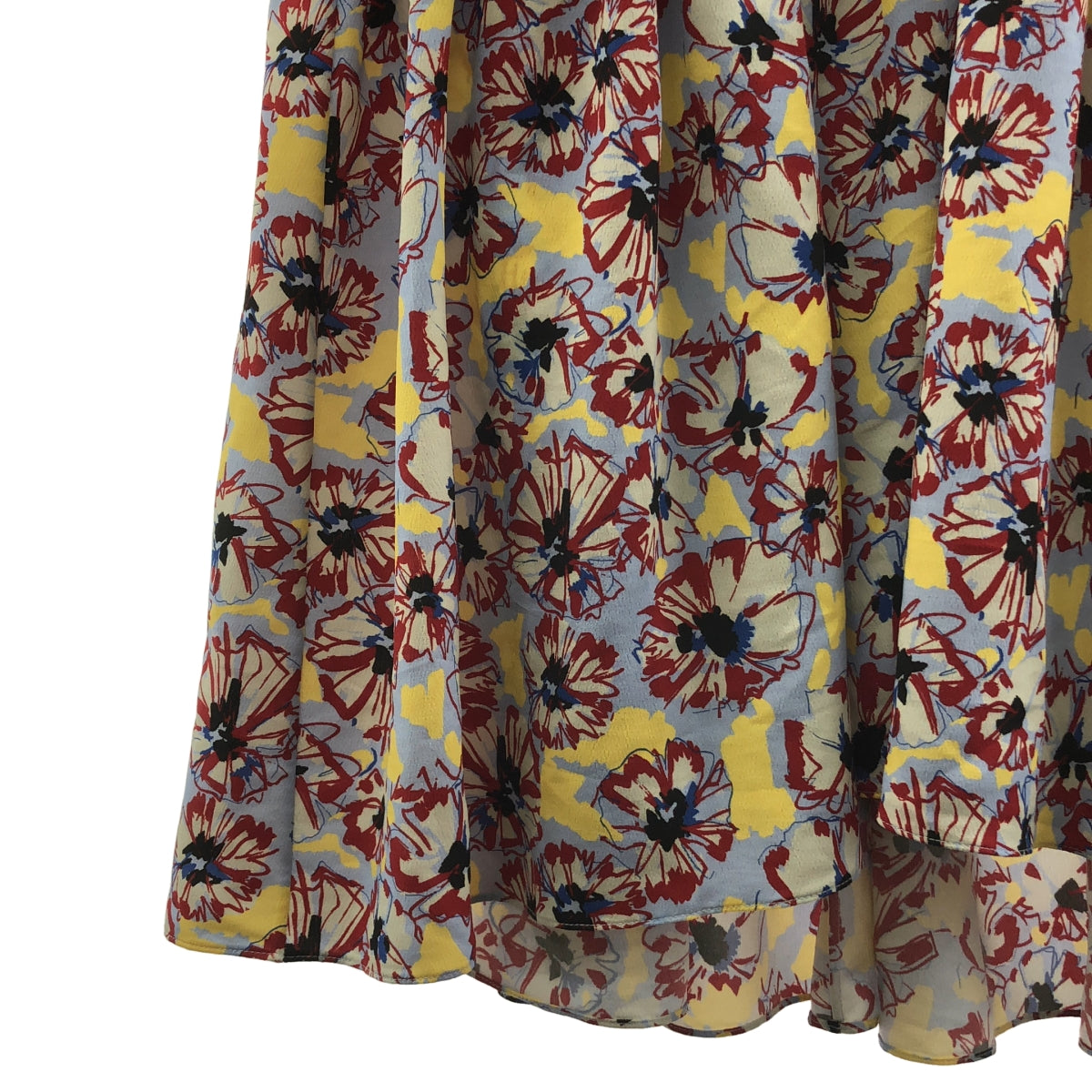 JIL SANDER NAVY / 질 썬더 네이비 | 플라워 프린트 도킹 원피스 | 36 | 멀티 컬러 | 여성