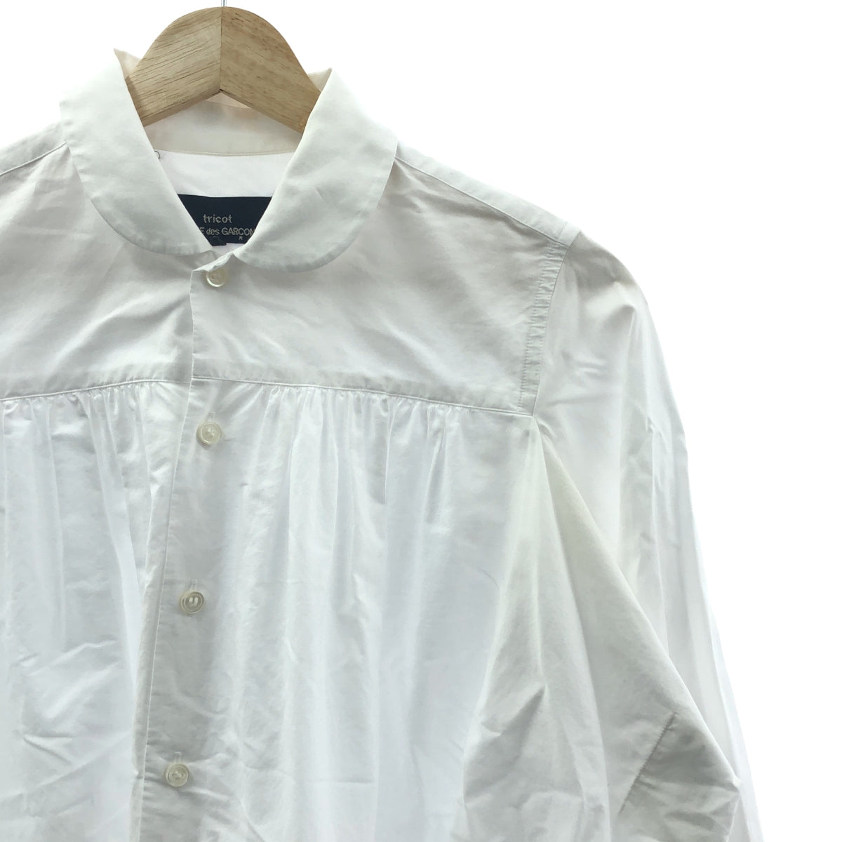 tricot COMME des GARÇONS | 2016 秋冬 | 圓領褶皺寬鬆襯衫 | S 碼 | 女款