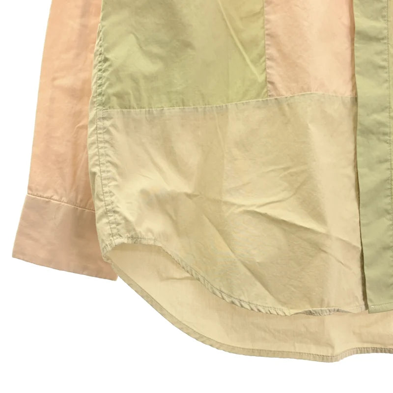 Engineered Garments / エンジニアドガーメンツ | パッチワーク シャツ | M | ピンク/ベージュ | メンズ