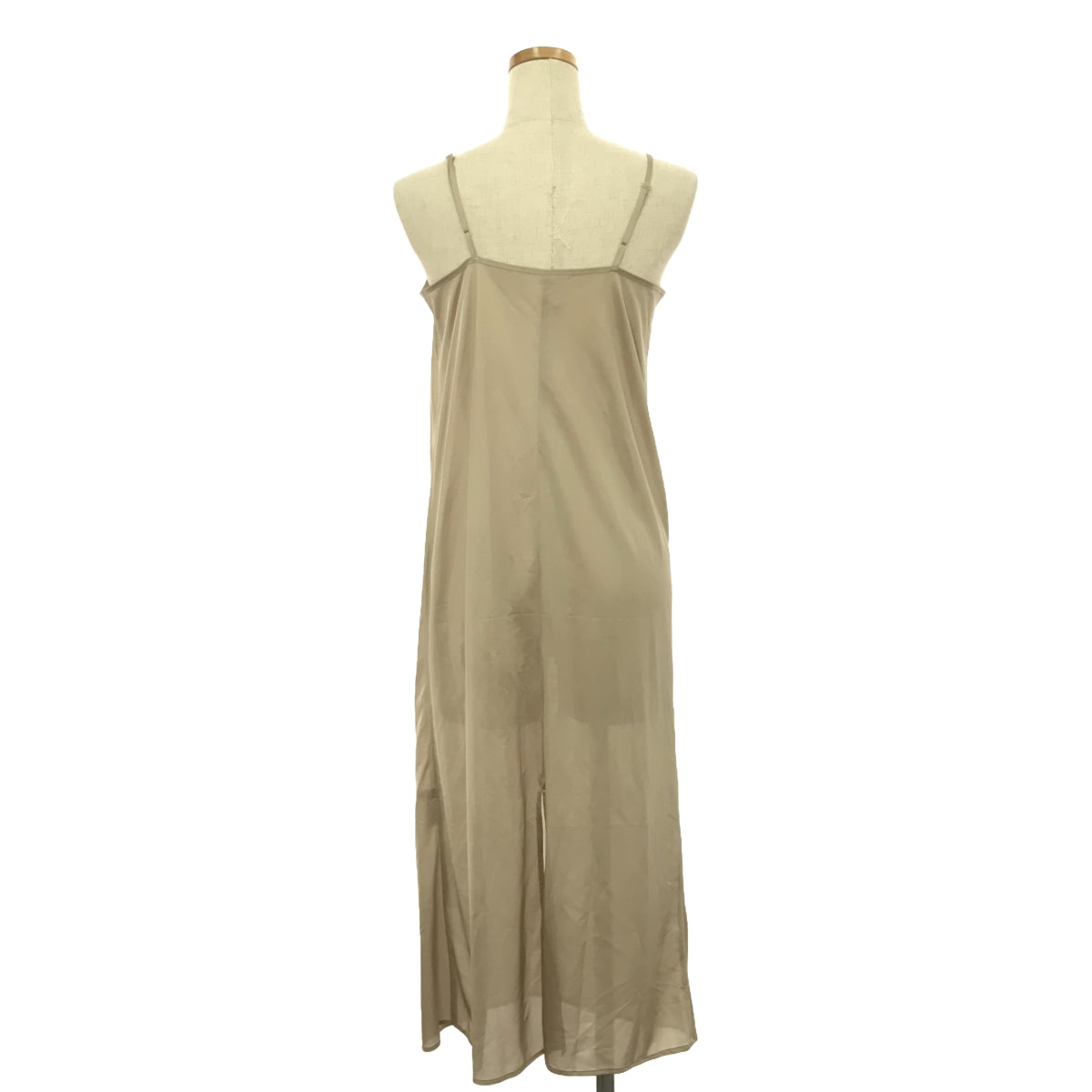 CLANE / CLANE | BRUSH COLOR SILK ONE PIECE Wrap Dress | 1 | Beige/Purple | Women's