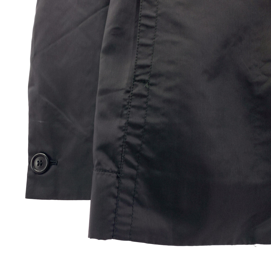 DIRK BIKKEMBERGS / 다크 비켄버그 | 나일론 가죽 숄더 하프 코트 | 46 | 남성