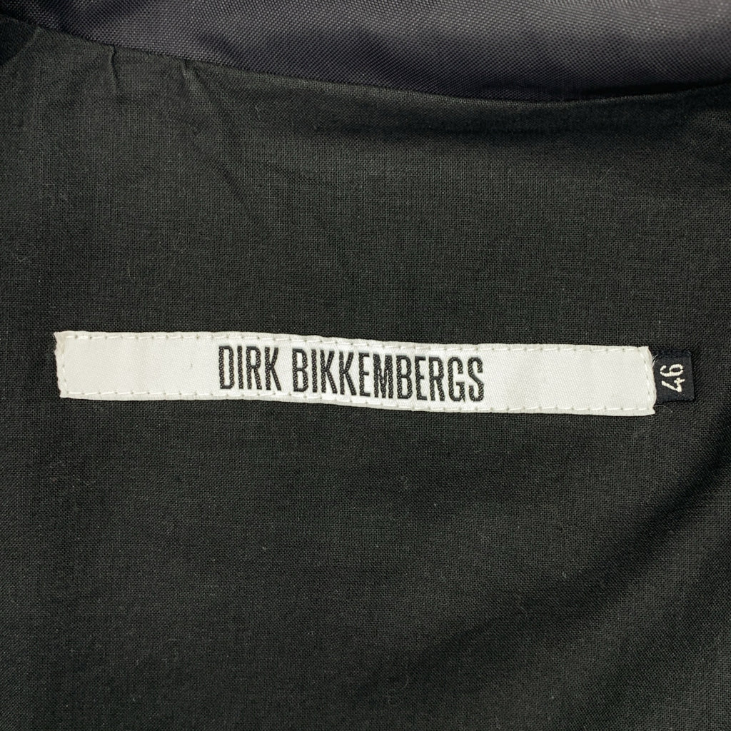 DIRK BIKKEMBERGS / 다크 비켄버그 | 나일론 가죽 숄더 하프 코트 | 46 | 남성