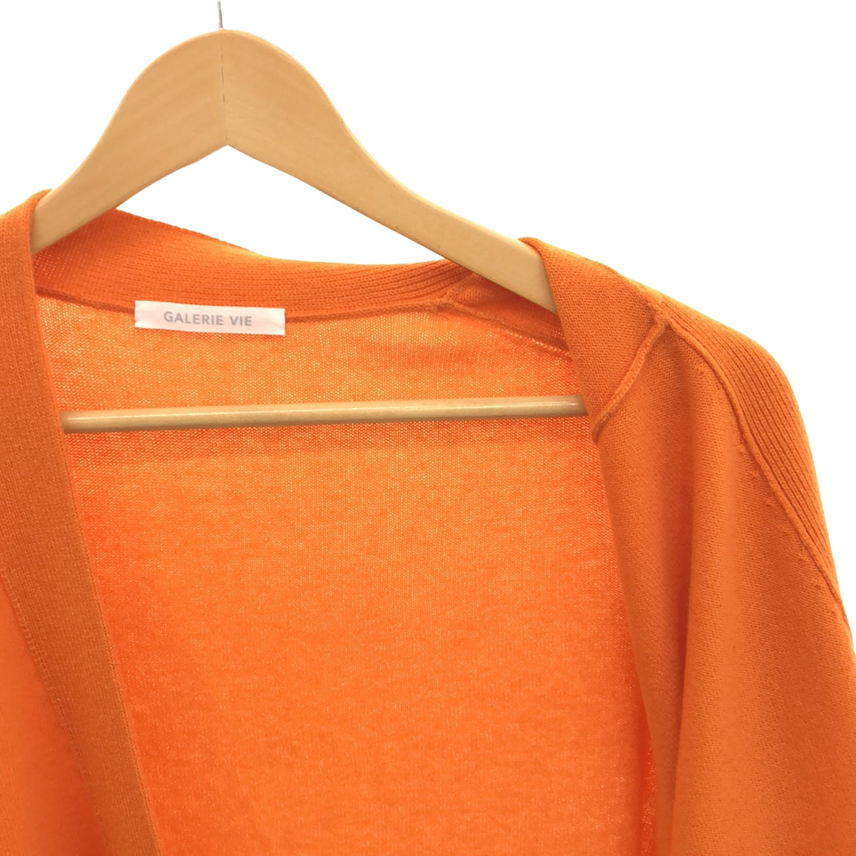 [Good Condition] GALERIE VIE | Cashmere Knit Cardigan | S | Orange | Women's