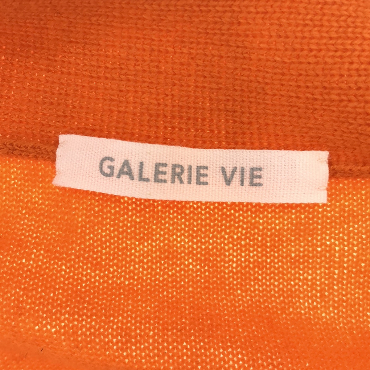 [Good Condition] GALERIE VIE | Cashmere Knit Cardigan | S | Orange | Women's