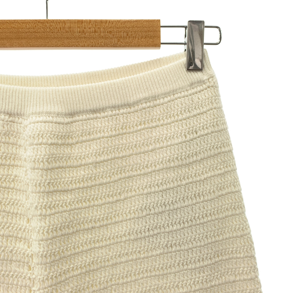 GALLARDAGALANTE / 갈랴다가란테 | 코튼 크로쉐 니트 니트 웨스트 고무 이지 팬츠 / 안감 |