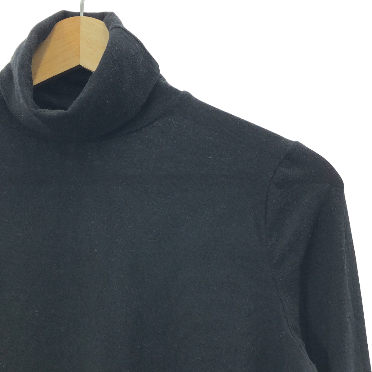 SINME / シンメ | カシミヤ混 タートルネック ニット | F | ブラック