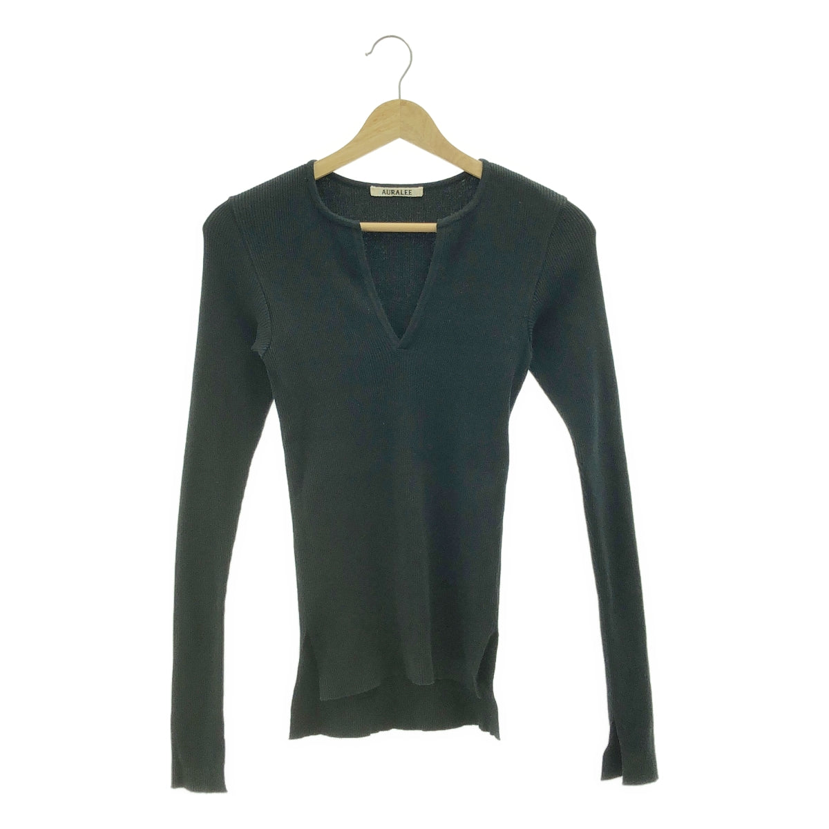 AURALEE / オーラリー | HIGH GAUGE RIB KNIT SKIPPER PULLOVER リブ