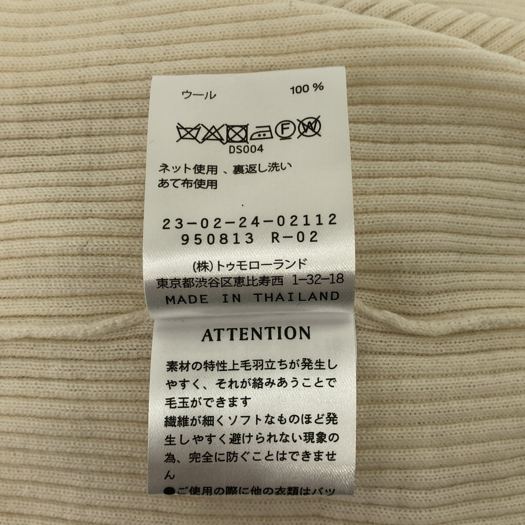 GALERIE VIE / ギャルリーヴィー | プルミエールウールリブ クルーネックプルオーバー ニット | F | ベージュ | レディース