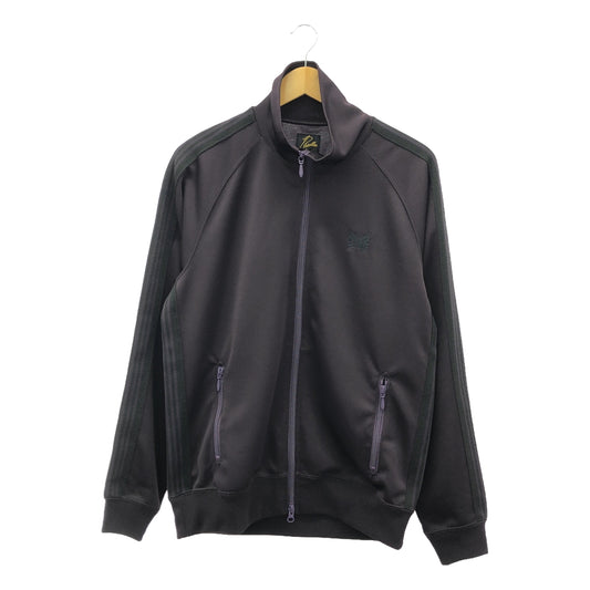 Needles | 2024AW | Track Jacket - Poly Smooth / Track Jersey Jacket | M | Black/Dark Purple | Men's