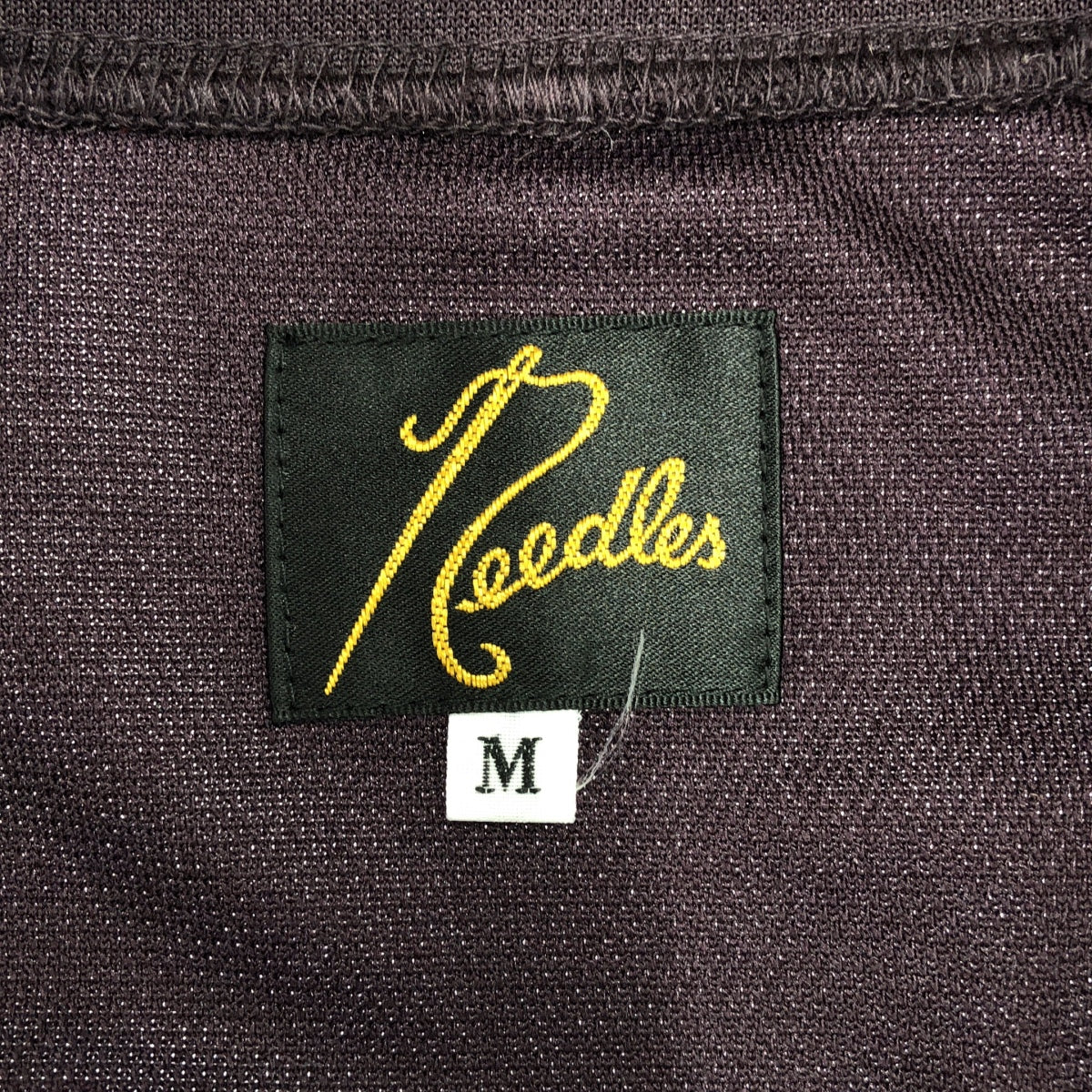 Needles | 2024AW | Track Jacket - Poly Smooth / Track Jersey Jacket | M | Black/Dark Purple | Men's