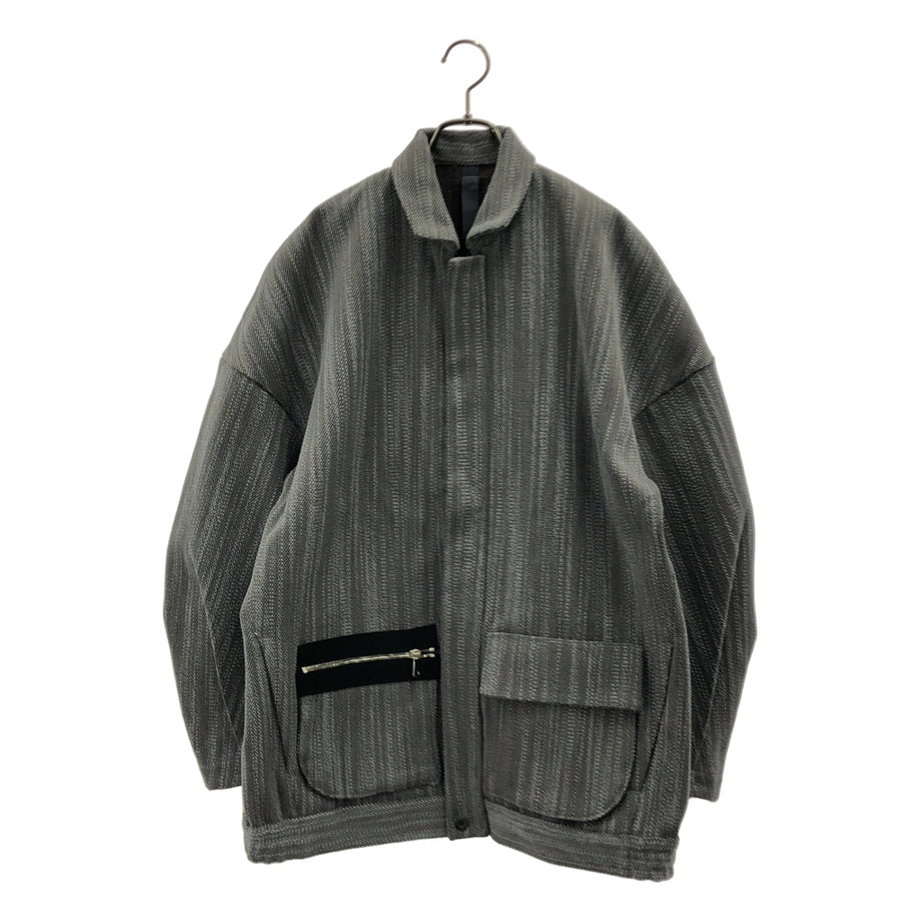 SHINYA KOZUKA / シンヤコヅカ | ウール ツイード ジップジャケット | グレー | メンズ