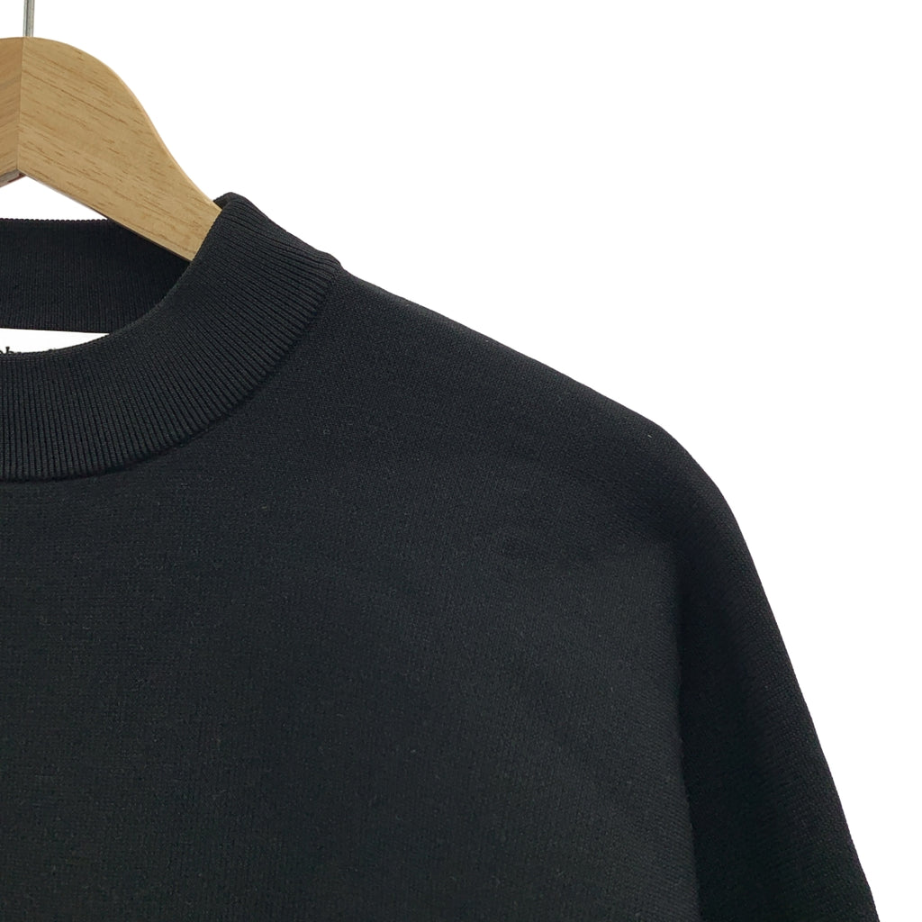 ebure / エブール | ブライトダブルフェイス モックネックニット | 38 | レディース