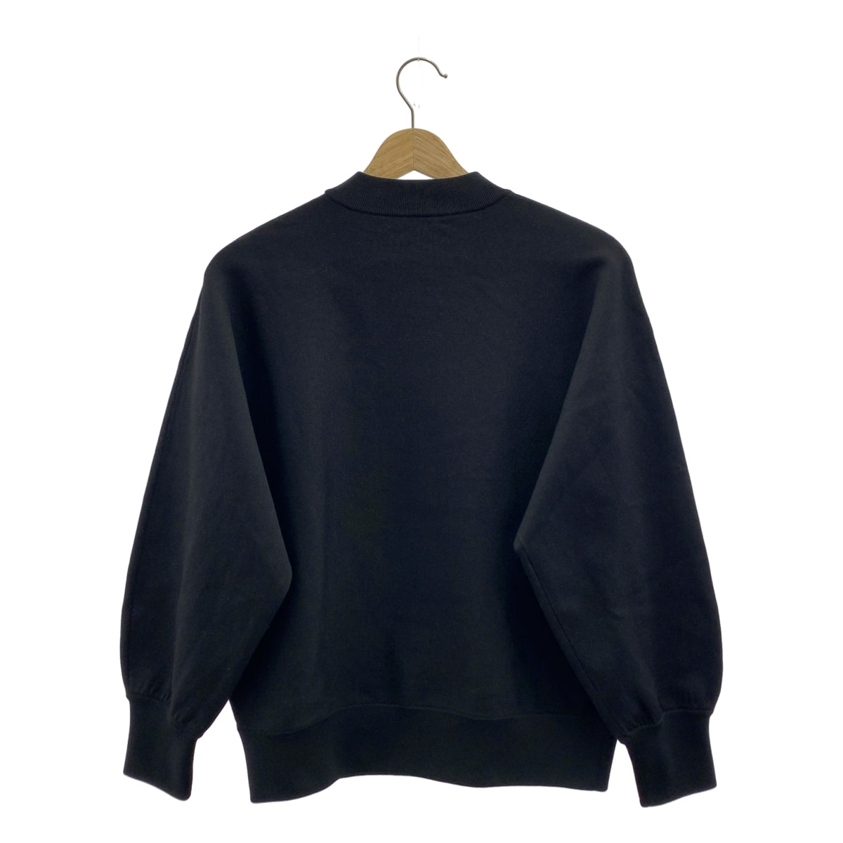 ebure / エブール | ブライトダブルフェイス モックネックニット | 38 | レディース