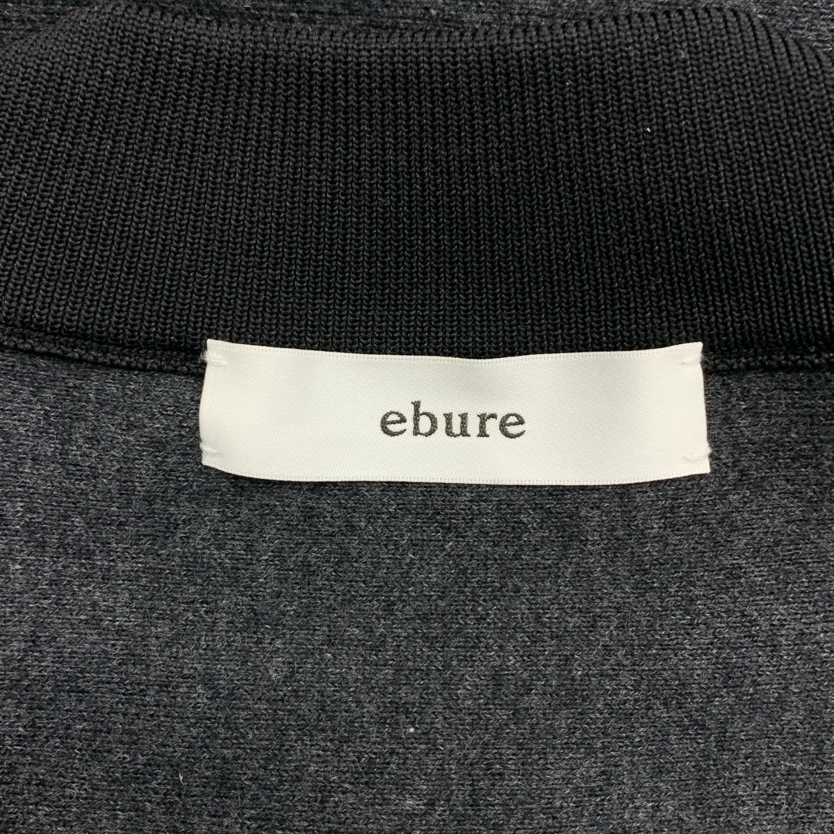 ebure / エブール | ブライトダブルフェイス モックネックニット | 38 | レディース