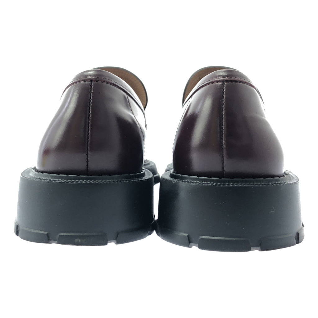 Salvatore Ferragamo / サルヴァトーレフェラガモ | ロゴ レザー コインローファー | 8 | ダークブラウン | メンズ