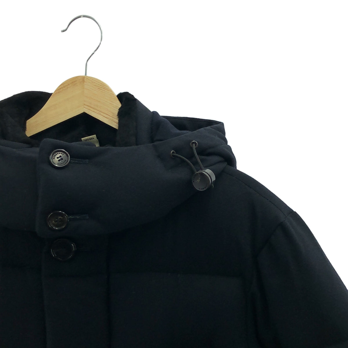 BURBERRY LONDON / バーバリーロンドン | フード付 ダウン ジャケット | 46 | ネイビー | メンズ