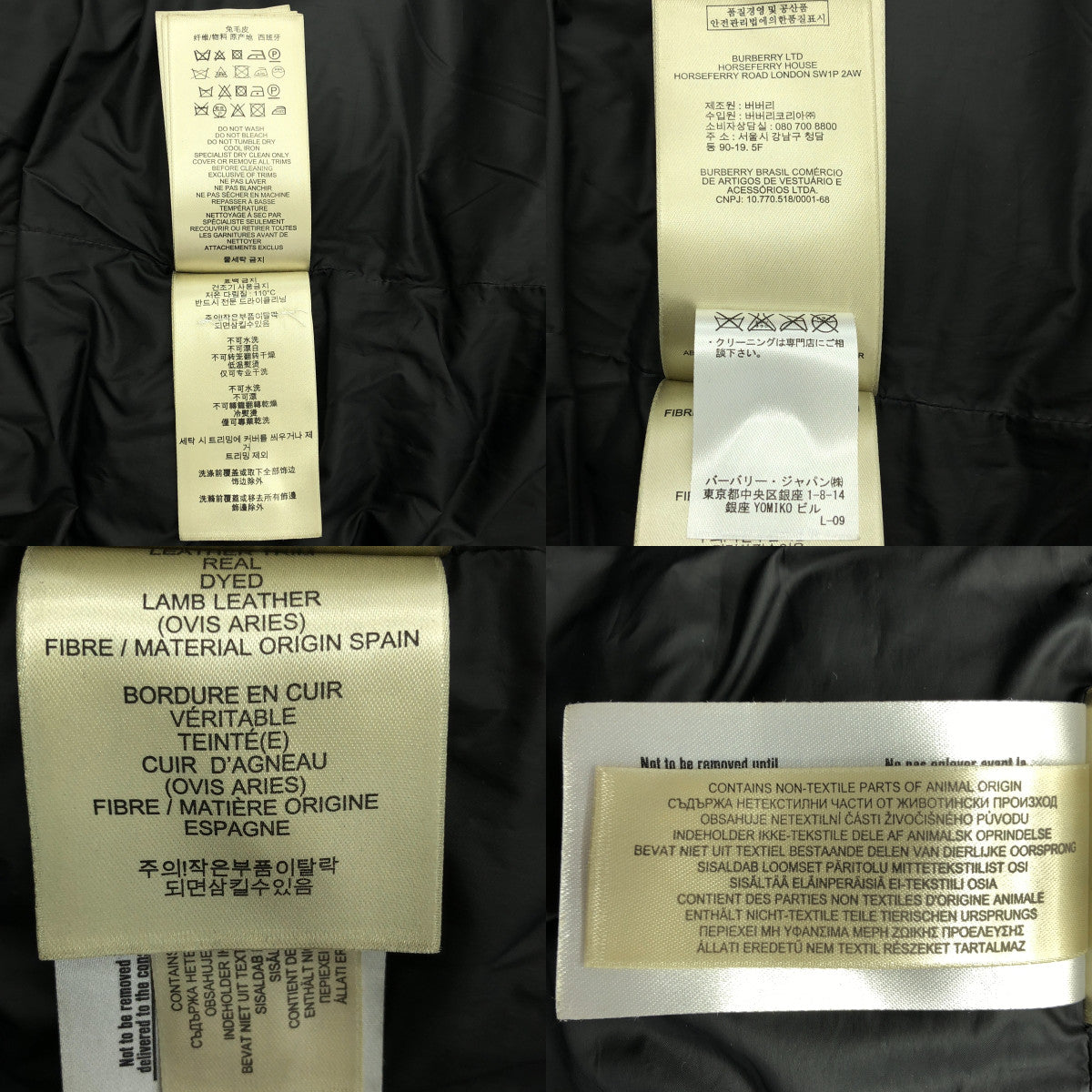 BURBERRY LONDON / バーバリーロンドン | フード付 ダウン ジャケット | 46 | ネイビー | メンズ