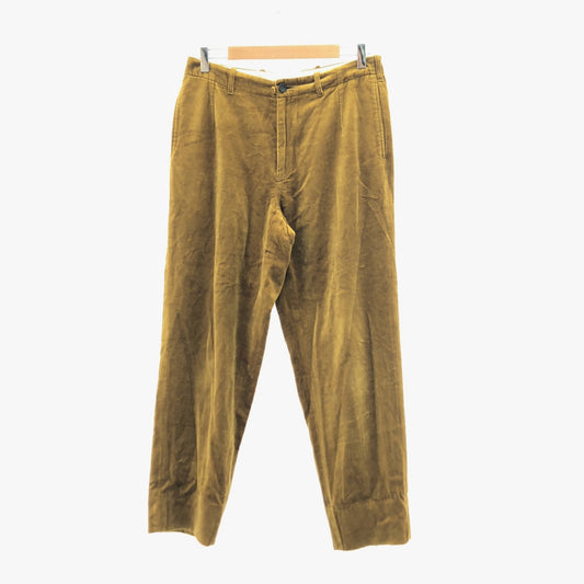 DRIES VAN NOTEN | 萊卡時期 / 天鵝絨寬錐形褲 | 48 | 男款