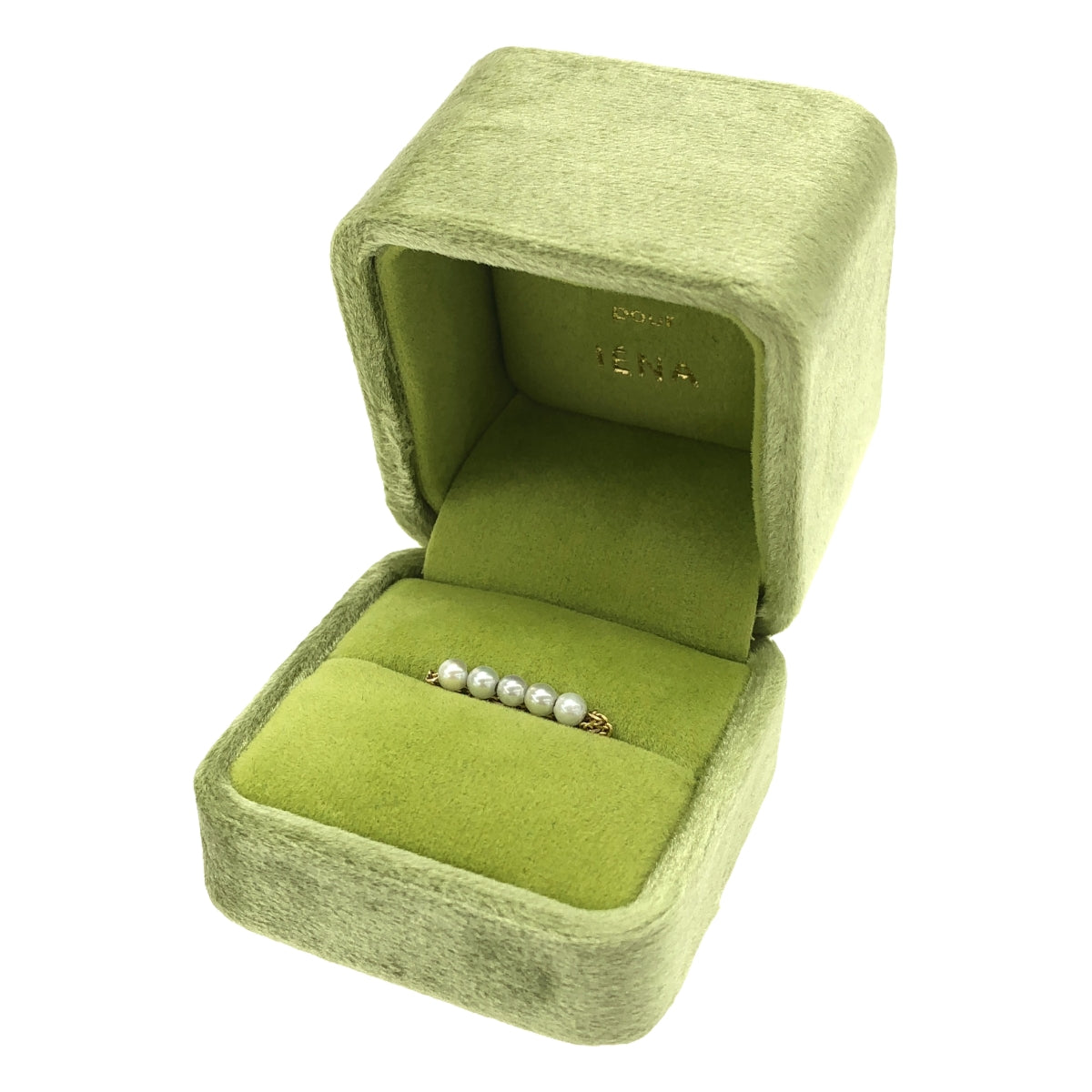 [美麗狀態] IENA | 2023秋冬 | 【GIGI】pour IENA 特別訂製鏈條珍珠戒指 |金色/珍珠 |女性的