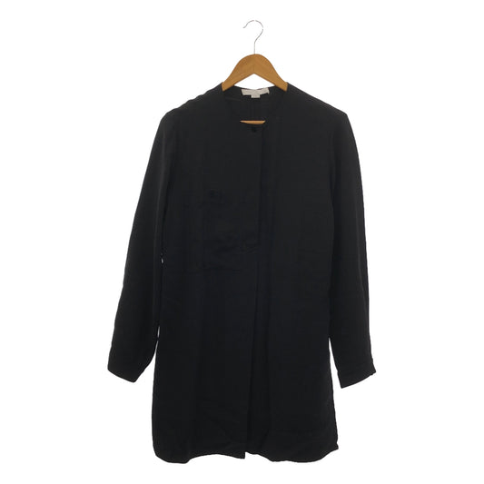 ALEXANDER WANG / Alexander Wang | Rayon No-collar Pullover Blouse | 2 | Black | Women's