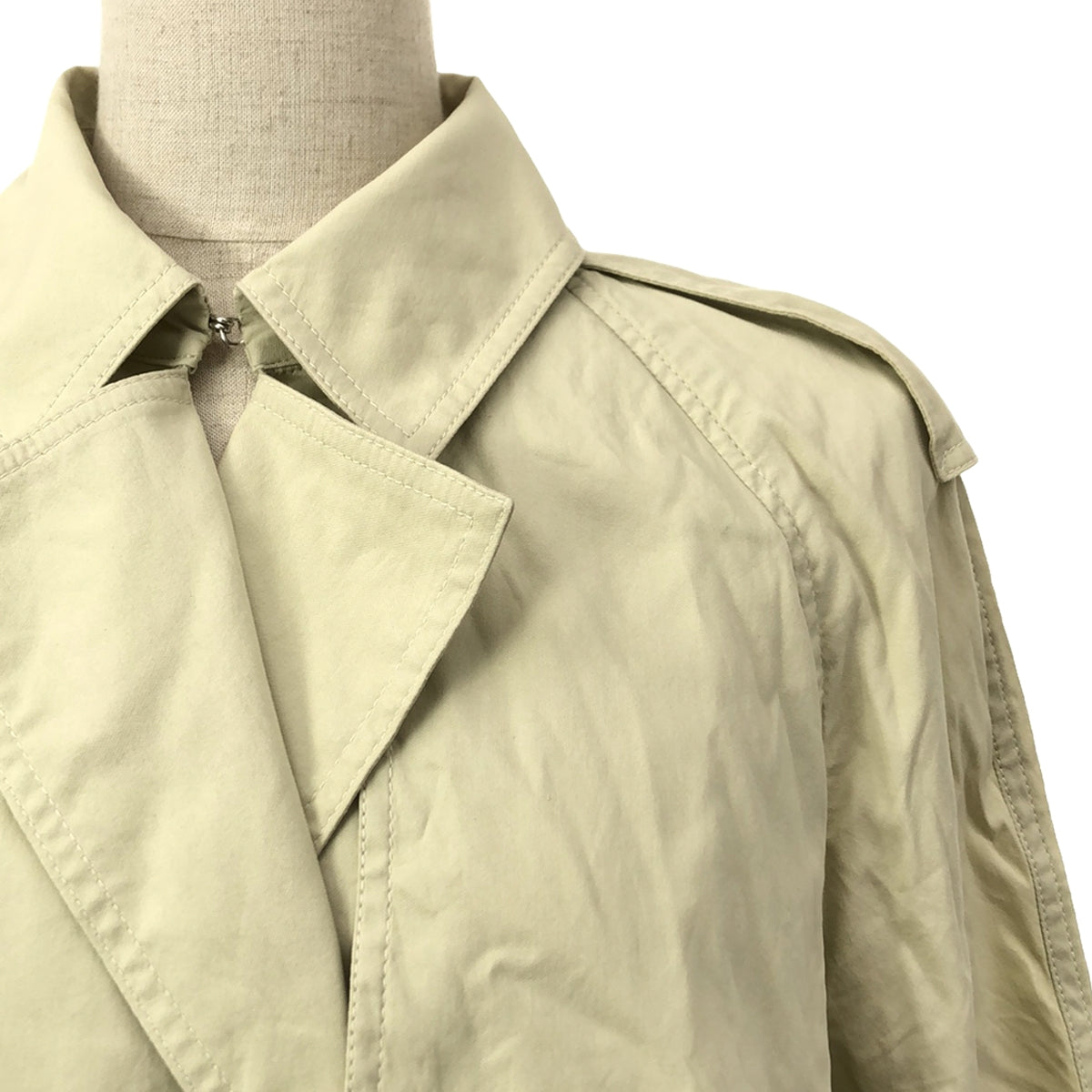 theory | LT TECH 2 ESSENTIAL TRENCH Trench Coat | S | Light Beige | Women's