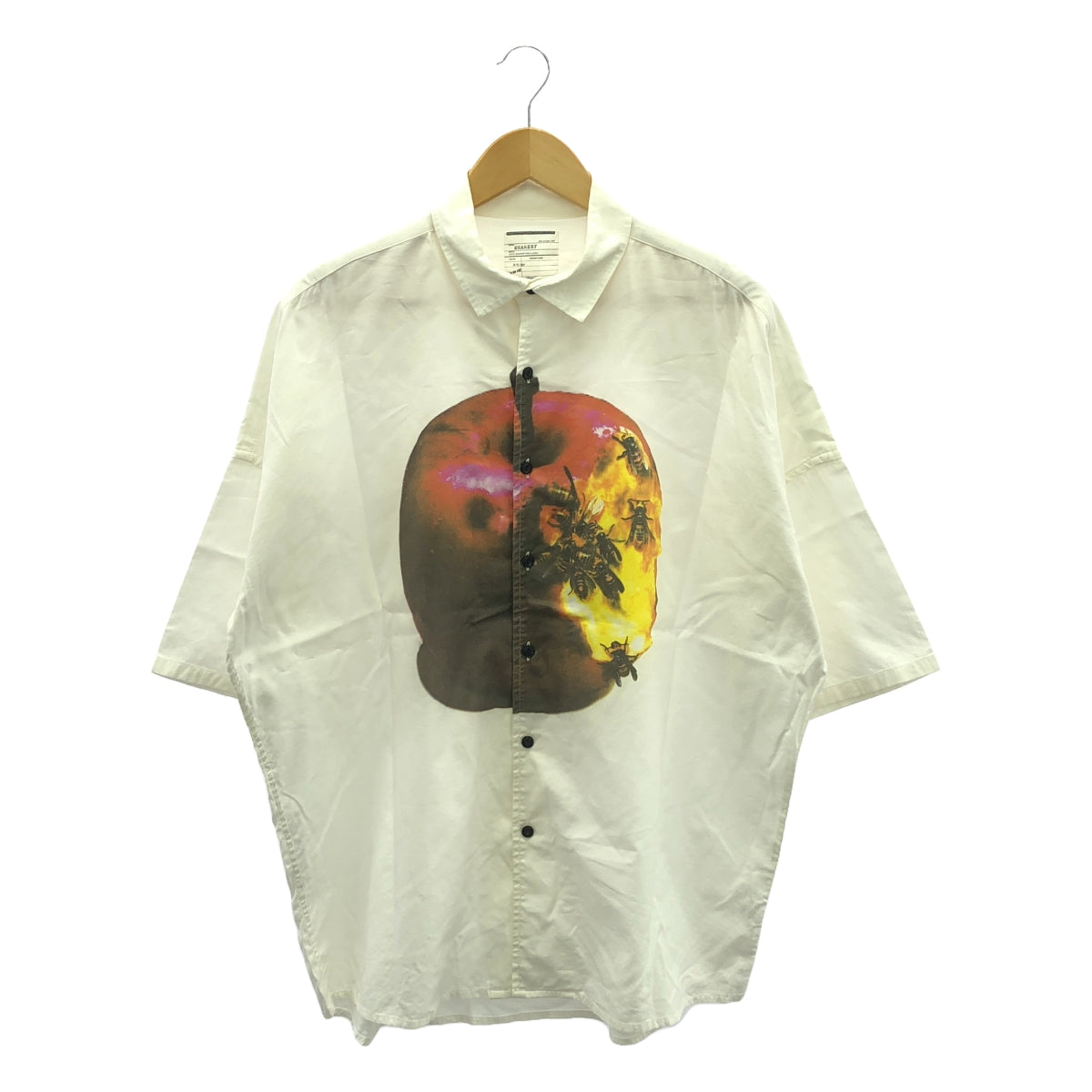 SHAREEF / Shareef | BITE INTO THE APPELE BIG SHIRTS | 2 | White | Men's