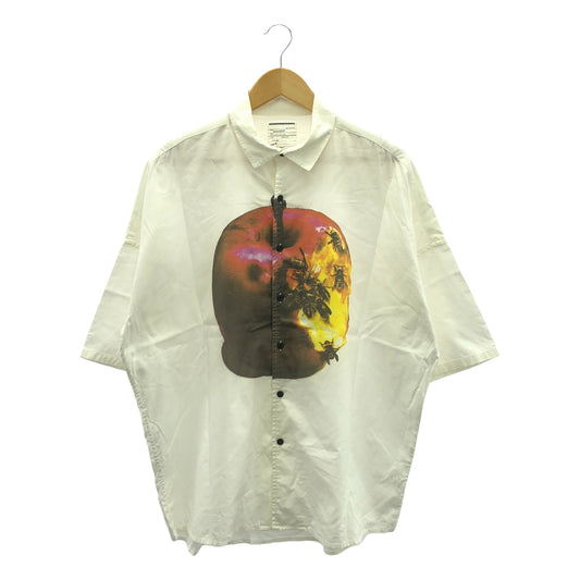 SHAREEF / シャリーフ | BITE INTO THE APPELE BIG SHIRTS シャツ | 2 | ホワイト | メンズ