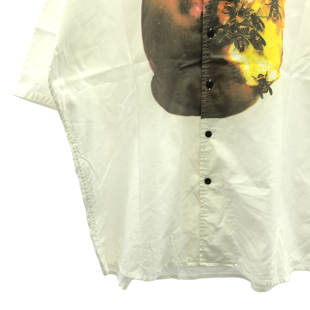 SHAREEF / Shareef | BITE INTO THE APPELE BIG SHIRTS | 2 | White | Men's