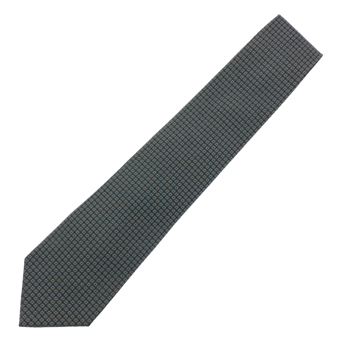 Y's / Yohji Yamamoto | 小圖案真絲領帶 | 灰色