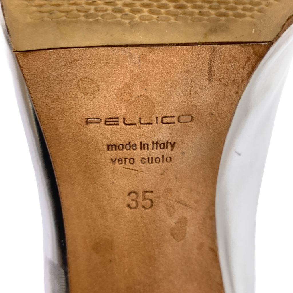 PELLICO | 漆皮金屬尖頭高跟鞋 | 35碼 | 女款