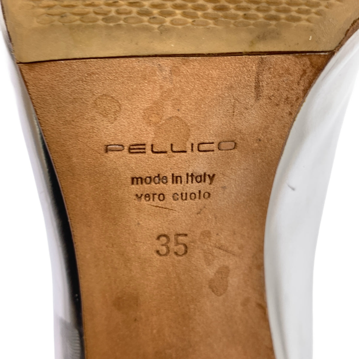 PELLICO / ペリーコ | パテントレザー メタリック ポインテッドトゥ ヒール パンプス | 35 | レディース