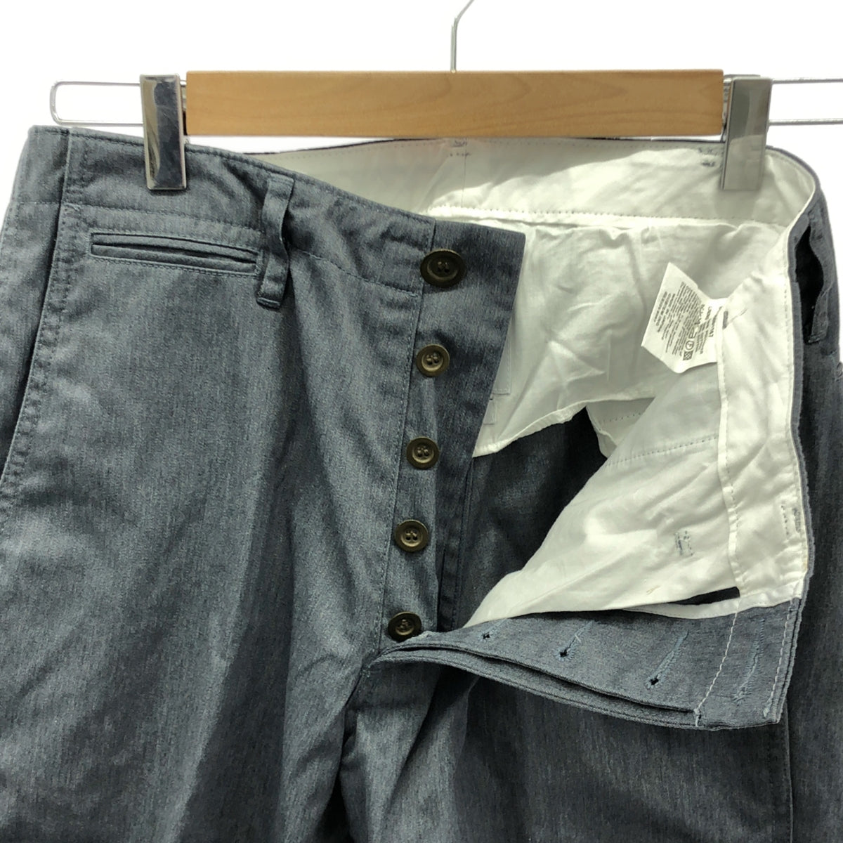 visvim / ビズビム | High Water Chino / シンチバック ハイウォーター チノパンツ | S | グレー | メンズ