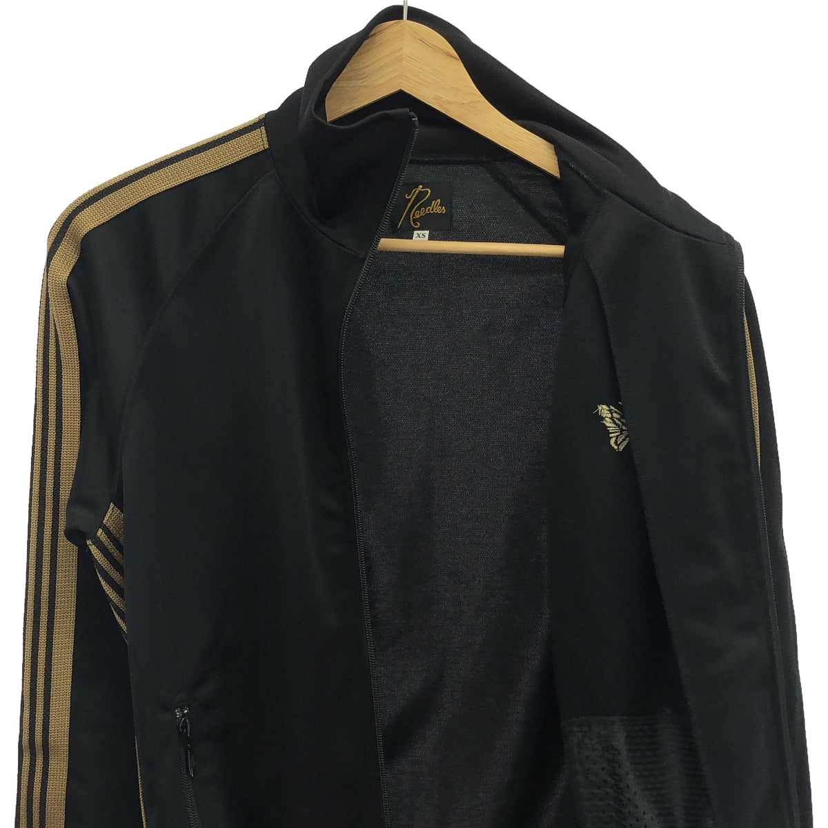 Needles | Track Jacket | XS | Black/Gold | Men's